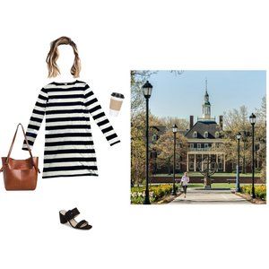 KULE | Organic cotton "Mari" striped dress